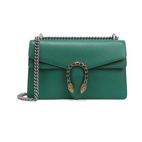 GUCCI 古驰 女包女士Dionysus系列肩背包手袋单肩斜挎包酒神包 送女友节礼物 绿400249CAOGX