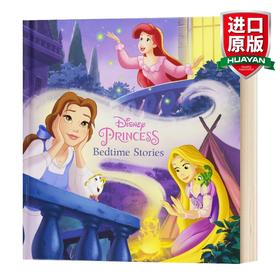 英文原版绘本 Princess Bedtime Stories 2nd Edition 迪斯尼公主睡前故事 18个故事合集 睡前晚安读物童话故事 英文版