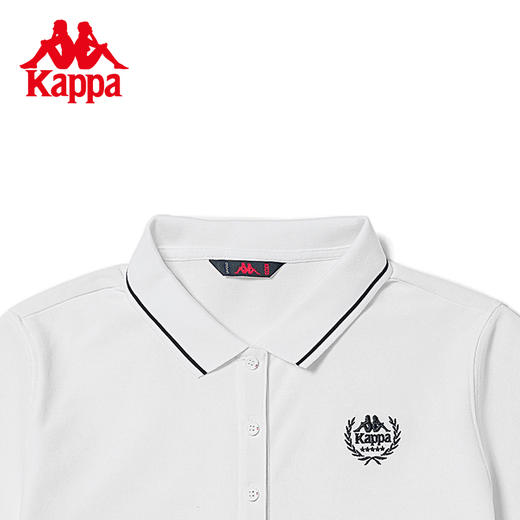 Kappa卡帕复古运动POLO女运动短袖简约休闲短袖T恤K0D42PD01 商品图4