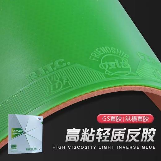 729友谊纵横普及套训练套乒乓球胶皮球拍绿色粘性皮反胶套胶正品 商品图2