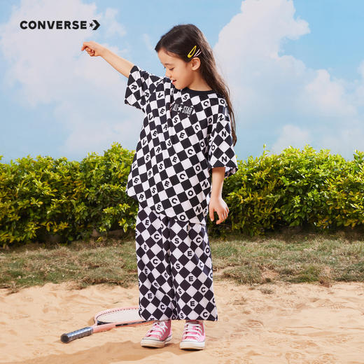 CONVERSE 夏 大童 小童 短袖T恤 CNVN-TE-D934 商品图3