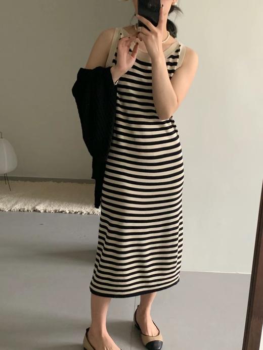 【直播专供】春季韩系长款背心针织裙 150422145 商品图2