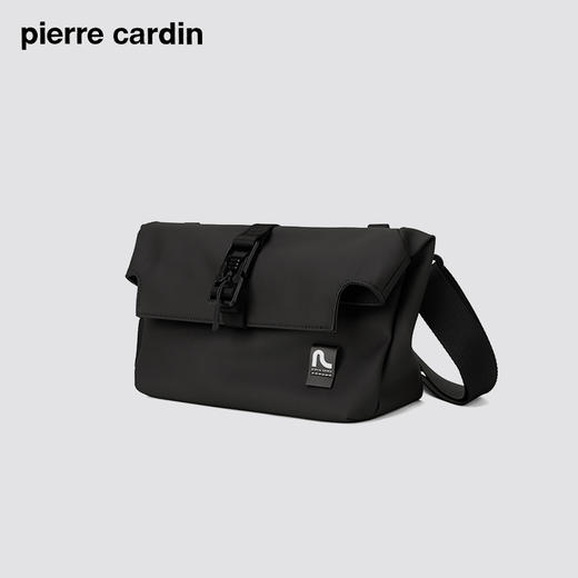 皮尔卡丹buckle系列 都市潮流翻盖包男式斜挎包 商品图2