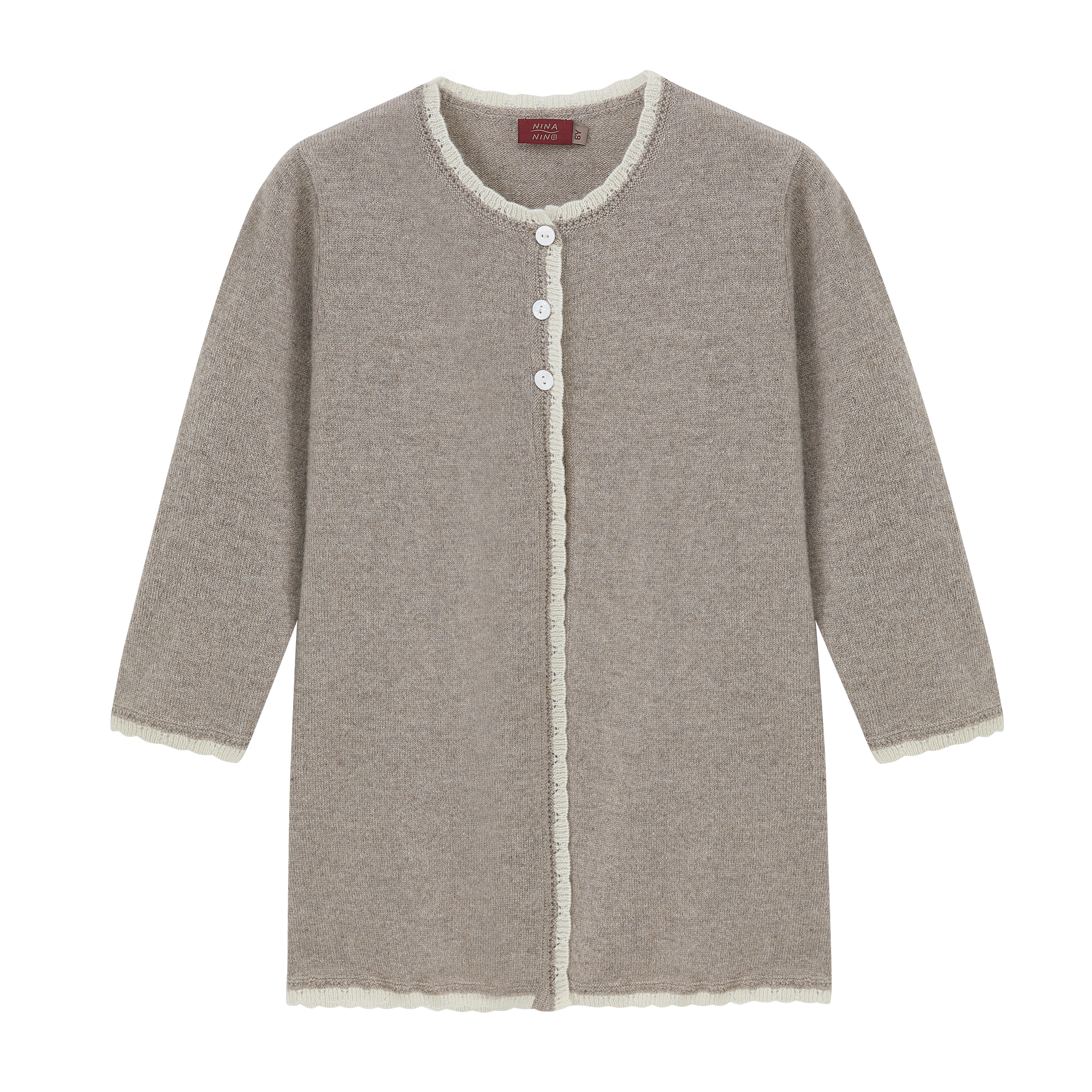 圆领女童长开衫