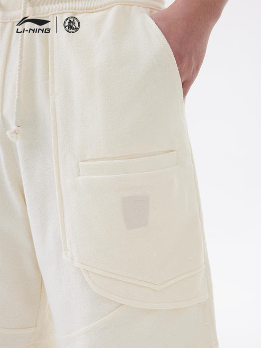 中国李宁 x 成龙联名功夫系列短卫裤男女同款休闲运动裤AKST027 商品图4