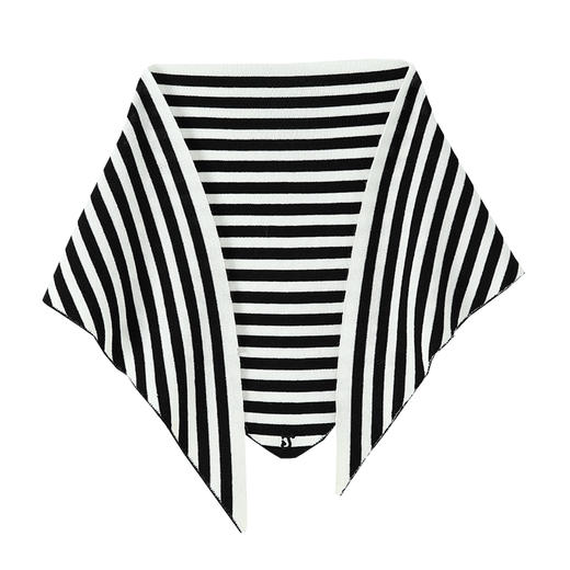 往期爆款~~ 微胖mm刺绣小J叠搭三角披肩女夏季时髦层次感小围脖 商品图4