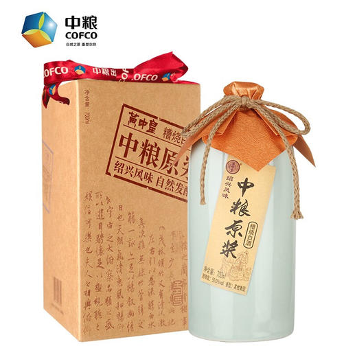 【特惠】中粮黄中皇头道糟烧中粮原浆50度白酒700ml单瓶礼盒装 商品图4