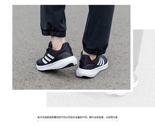 阿迪达斯（adidas）男鞋2023夏季新款运动鞋户外出行缓震耐磨透气健身训练休闲跑步鞋 HQ3790/偏小 商品图1