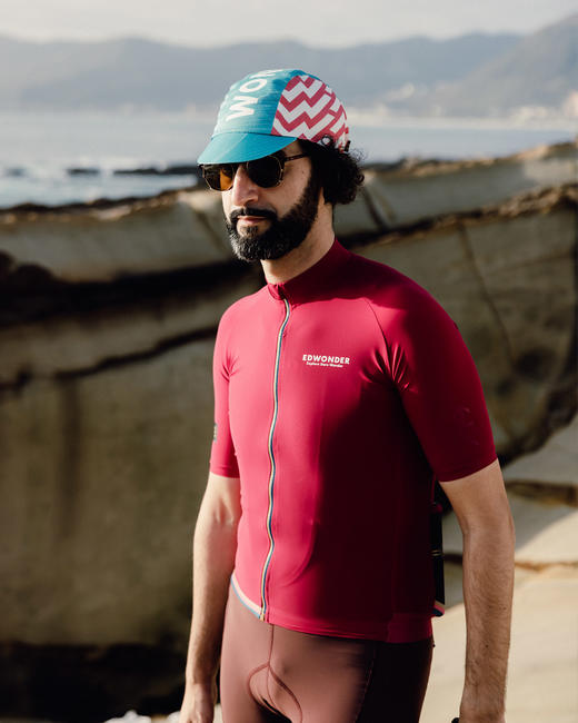 W无限 纯棉骑行帽-蓝红Cap 商品图6