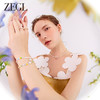 ZEGL设计师轻松春日系列小雏菊碎银子串珠手链女小众蜜蜂小花手饰 商品缩略图2