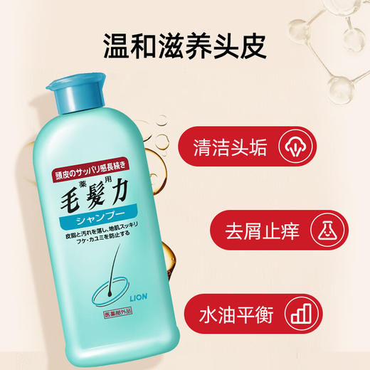 【保税仓】LION/狮王毛髪力洗发水200ml/瓶 商品图2