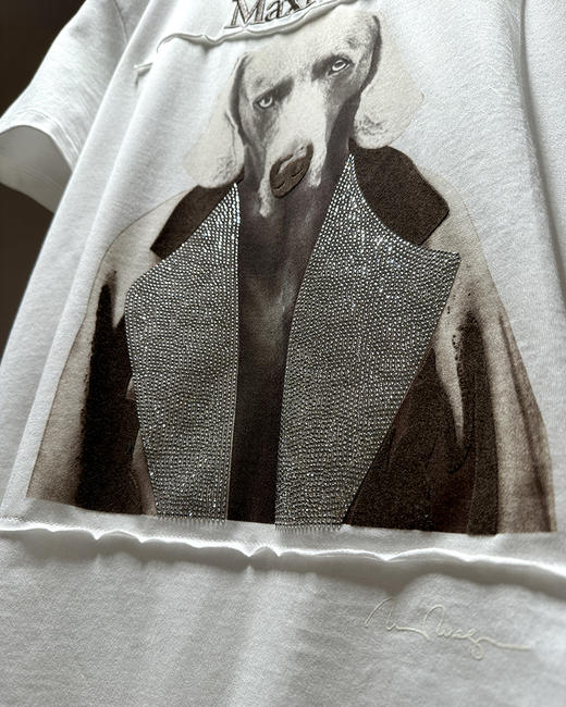 7折 max家 小狗logo刺绣定位印花T恤  BH2391 商品图8