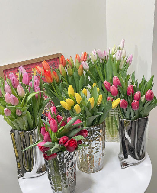 大号轻奢电镀银色手包精品花瓶 60 商品图4