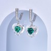 【心有所向】爱心祖母绿耳坠-CB12212157 商品缩略图2