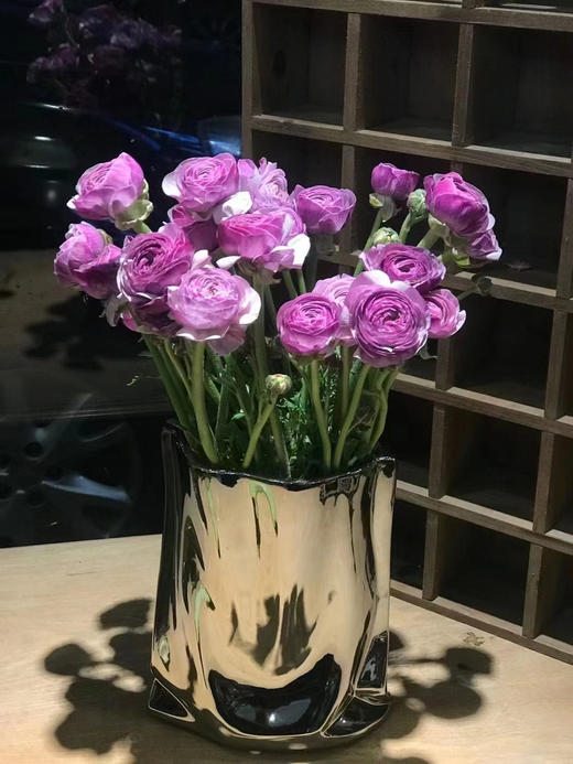 大号轻奢电镀银色手包精品花瓶 60 商品图3