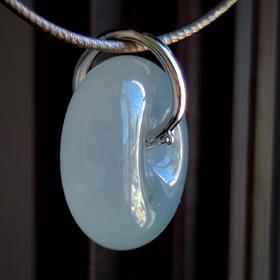 lucky胖胖翡翠项坠18k活扣卡子（年货节特价）