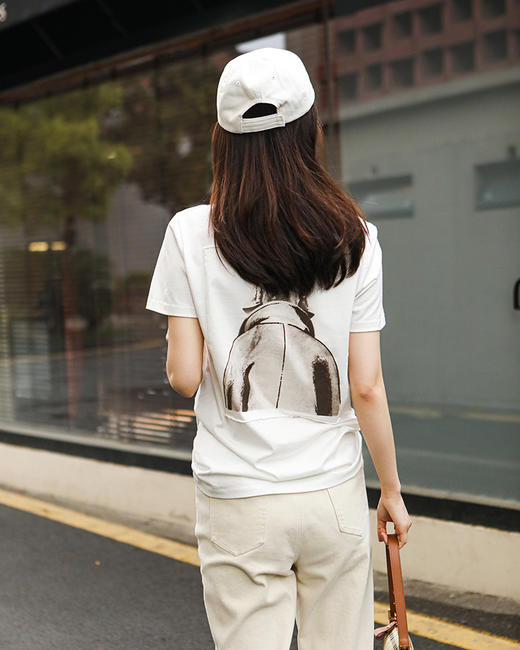 7折 max家 小狗logo刺绣定位印花T恤  BH2391 商品图3