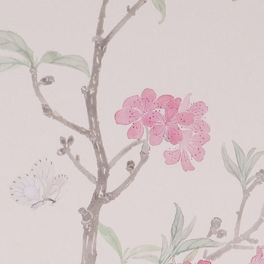 吴欣《芳华之一》国画花鸟 65CM*22CM 约1.3平尺 卡纸（未装框）【原作编号GH0006】 商品图3
