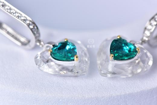 【心有所向】爱心祖母绿耳坠-CB12212157 商品图4