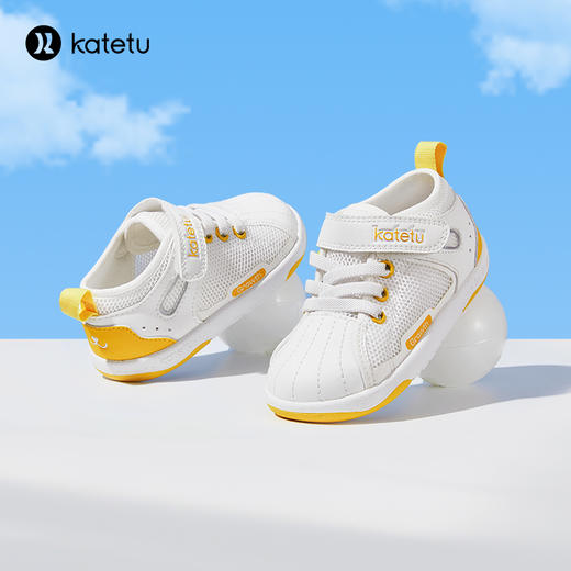 卡特兔宝宝学步鞋2023夏季新款幼儿园小白鞋贝壳头防滑婴儿鞋 商品图2