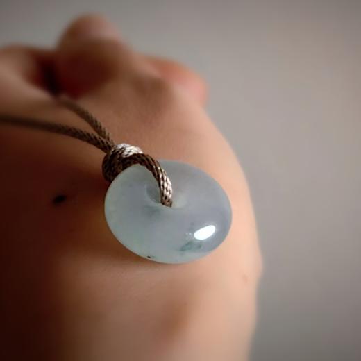 lucky胖胖翡翠项坠18k活扣卡子 商品图13