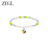 ZEGL设计师轻松春日系列小雏菊碎银子串珠手链女小众蜜蜂小花手饰 商品缩略图5