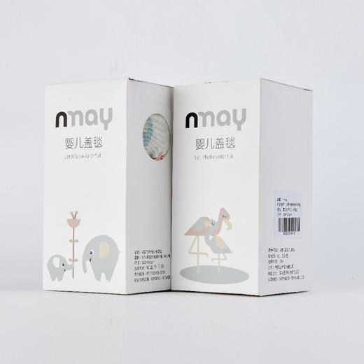德国nmay 婴童盖毯4层竹纤维纱布盖毯吸湿透气新疆长绒棉 120*120cm 商品图5