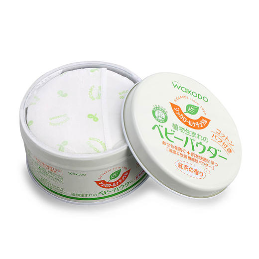 【保税仓】WAKODO和光堂宝宝爽身粉120g/罐 商品图1