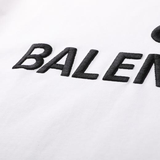 代购版本！BALENCIAGA巴黎世家新款背后万针立体刺绣宽松版型短袖 商品图3