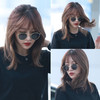 雀说~新款圆框墨镜女潮韩版简约复古网红眼镜男明星同款太阳镜 商品缩略图3