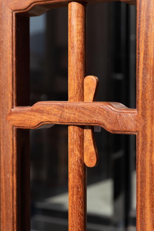 红桥红  家具严选  缅甸花梨（大果紫檀）【嘉木堂升降式灯台 宫灯】 商品图4