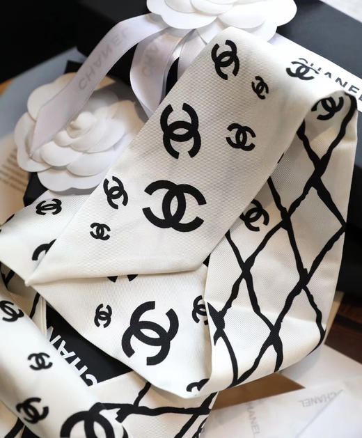 丝巾 发带。白色 黑色 自己备注颜色。120*6厘米 商品图5