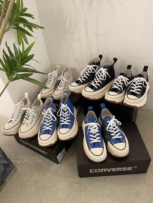 年后发！得物渠道！巨好穿！匡威矮子乐日本100年限定❗肖战同款鞋子❗纯正日本订单 全球都断货❗限定款代购800+最新升级版双层面料！海岸帆布➕透气网布双层复合，正经防伪面料，5cm增高➕EVA鞋垫 商品图0
