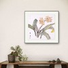 苏小华《兰花》国画花鸟 50CM*50CM 约2.2平尺 纸本（未装框）【原作编号GH0004】 商品缩略图1