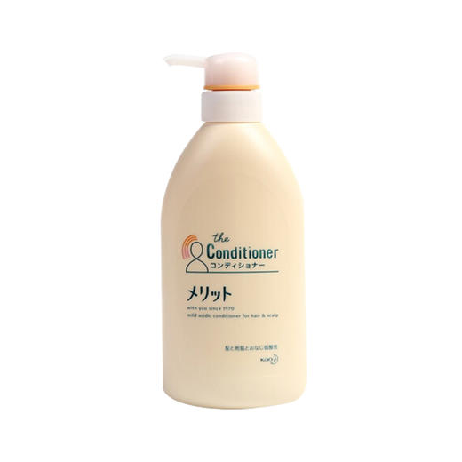 【保税仓】日本kao/花王merit国民系列无硅油弱酸性护发素480ml/瓶 商品图2