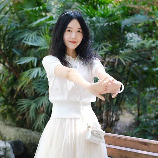 【高品质私服】【醋酸羊毛POLO领五分袖针织衫 2件减10元】精选醋酸羊毛材质 天然环保，健康舒适 自然而又高级【无标出货 介意慎拍】 商品图6