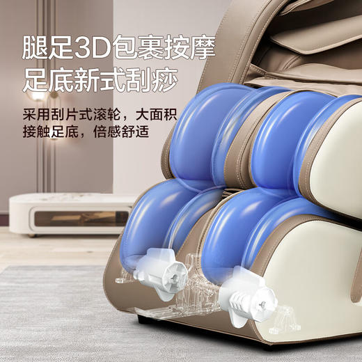 海尔（haier）按摩椅家用全身零重力全自动多功能电动按摩沙发椅子3D智能语音太空舱猫大师生日礼物实用送爸妈 HQY-A318ZU1 商品图2