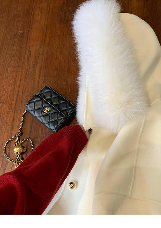 裁缝学苑AG224 赫本风中长款双面羊绒大衣纸样女服装外套打版图纸 商品图5