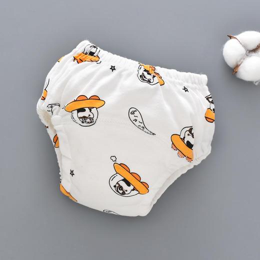 【纯棉防水尿布训练裤】婴儿隔尿裤纯棉尿布内裤防水透气可洗女童如厕学习裤男宝宝训练裤 商品图10