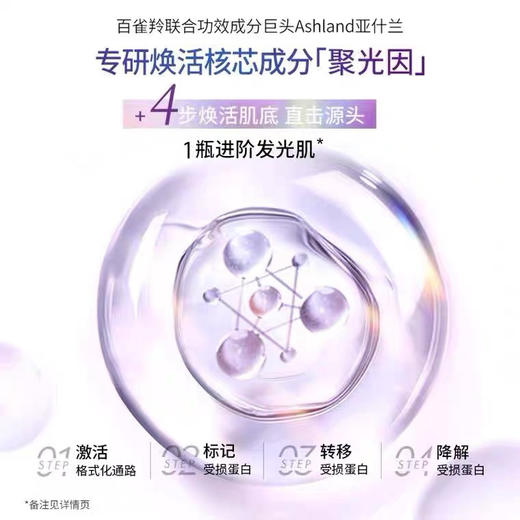 10瓶百雀羚帧颜焕彩晶透弹嫩精华水20ml 补水保湿紧致 商品图4