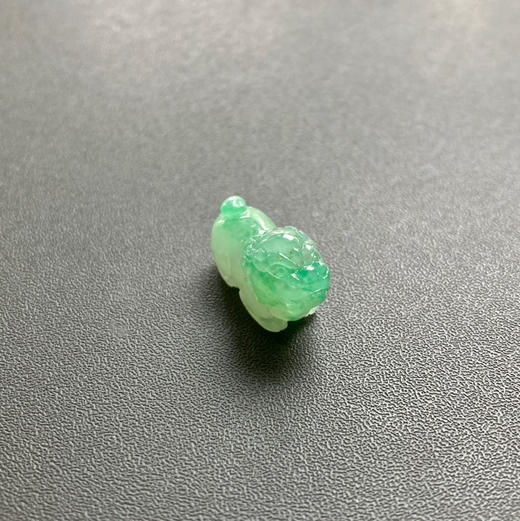 糯冰种阳绿翡翠狮子事事如意 商品图3