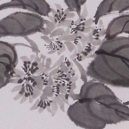 卢诗韵《清雅高洁》国画花鸟 33CM*68CM 约2平尺 纸本（已装框）【原作编号GH0022】 商品图2