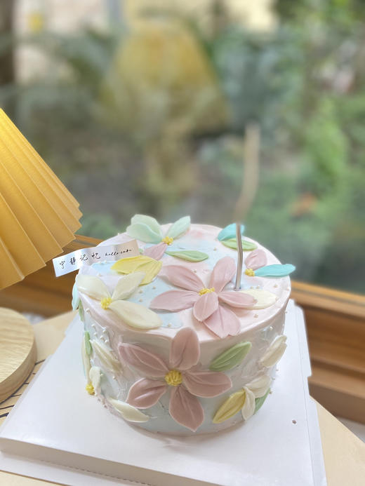 女士刮刀花奶油蛋糕 下单前请仔细阅读商品详情 商品图0