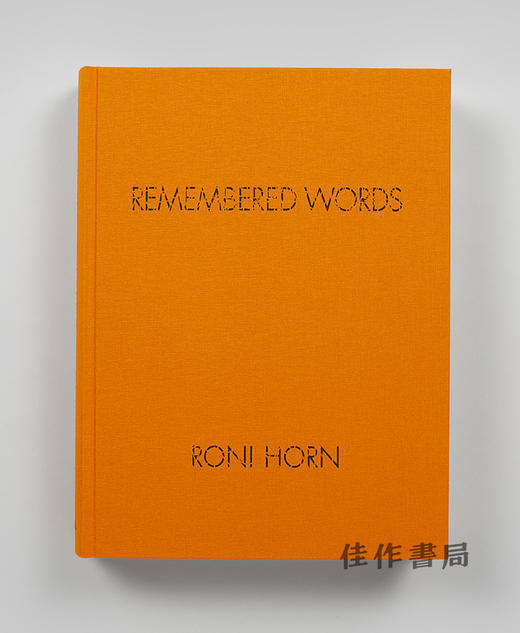 Roni Horn: Remembered Words / 罗尼·霍恩：记住的词语 商品图0