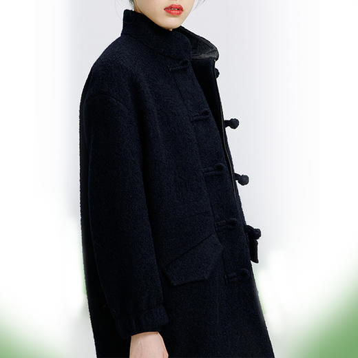 裁缝学苑AG241女装新款秋冬中式立领毛呢外套大衣纸样打版裁剪图 商品图2