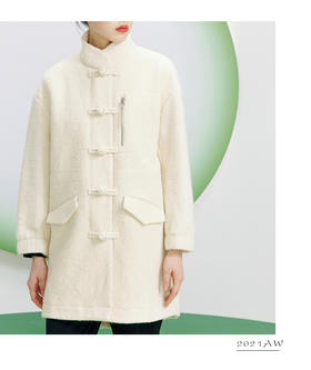 裁缝学苑AG241女装新款秋冬中式立领毛呢外套大衣纸样打版裁剪图