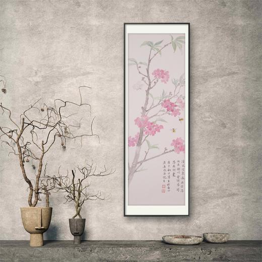 吴欣《芳华之一》国画花鸟 65CM*22CM 约1.3平尺 卡纸（未装框）【原作编号GH0006】 商品图1