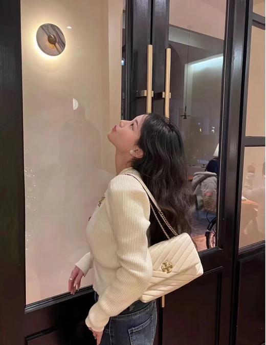 TORY BURCH汤丽柏琦 TB Kira奶油白金小号链条单肩包女包 直邮 商品图2