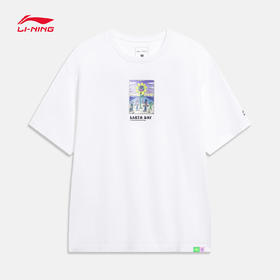 中国李宁x Steven Harrington联名系列男女新款夏宽松T恤AHST093