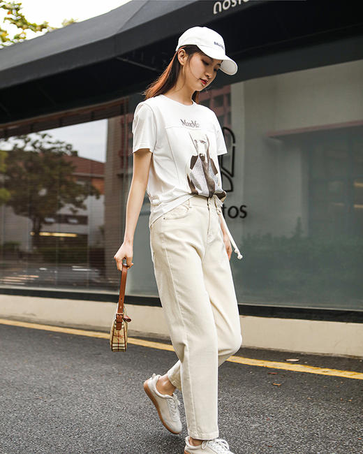 7折 max家 小狗logo刺绣定位印花T恤  BH2391 商品图2